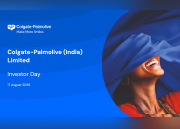 Colgate palmolive ltd Analyst meet